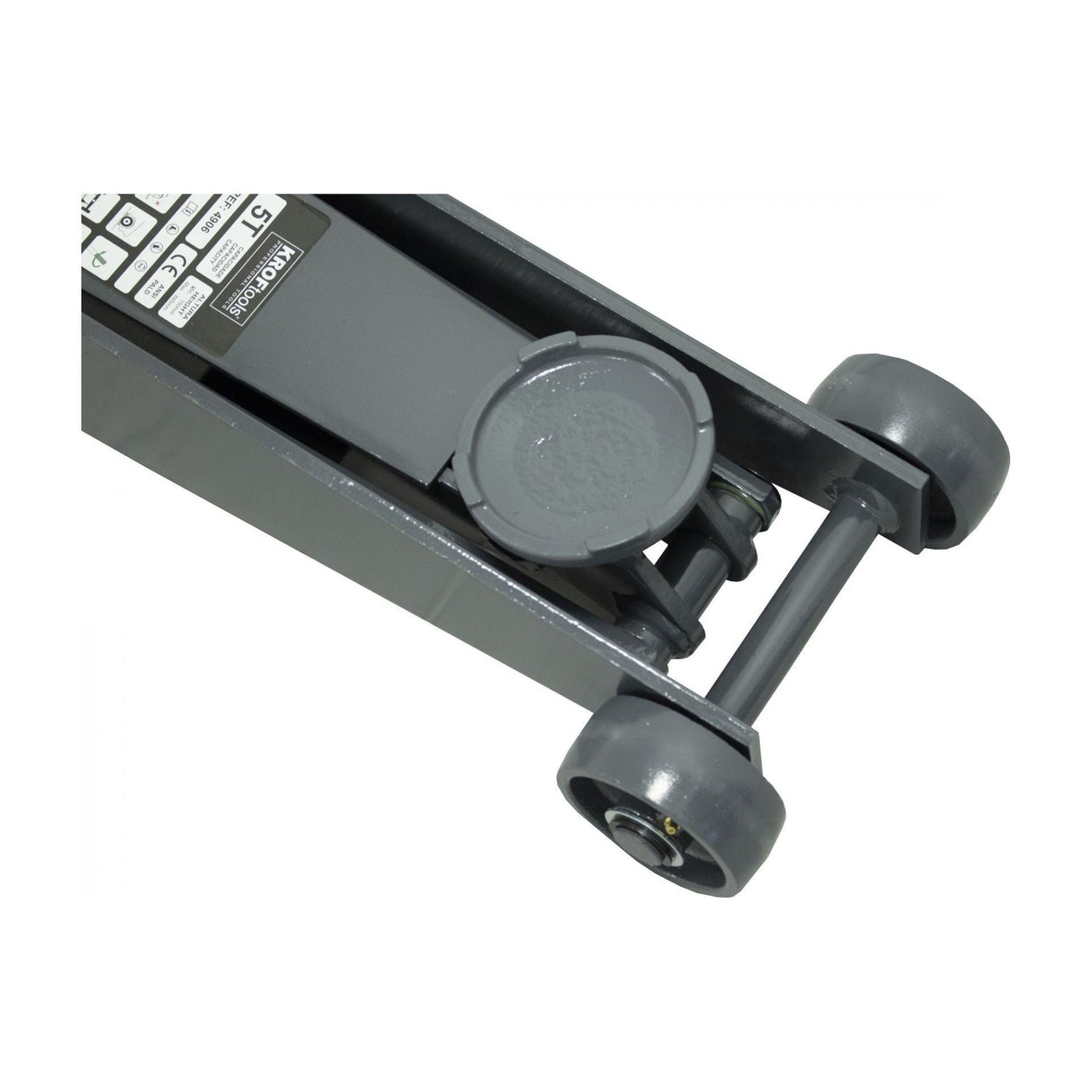 KROFtools Hydraulischer Rangierwagenheber 5 Tonnen – Profi-Wagenheber für Pkw & leichte Nutzfahrzeuge, 150–685 mm Hubhöhe – 4906