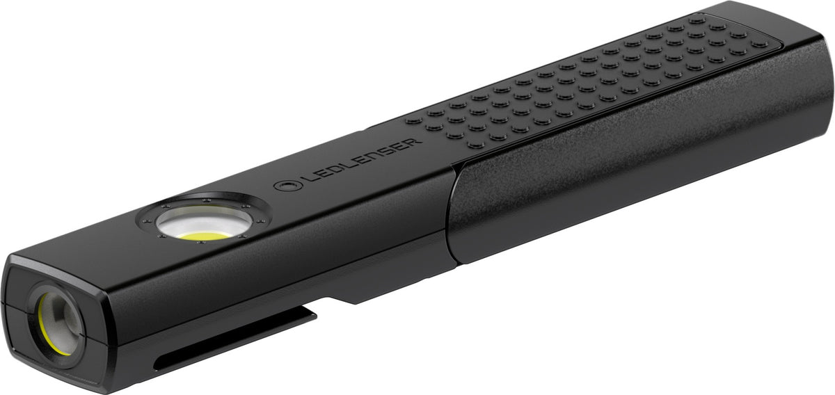 LEDLENSER Akku-Handleuchte W1R Work – Kompakte Clip-Leuchte mit Drehgelenk, Magnet & USB-C