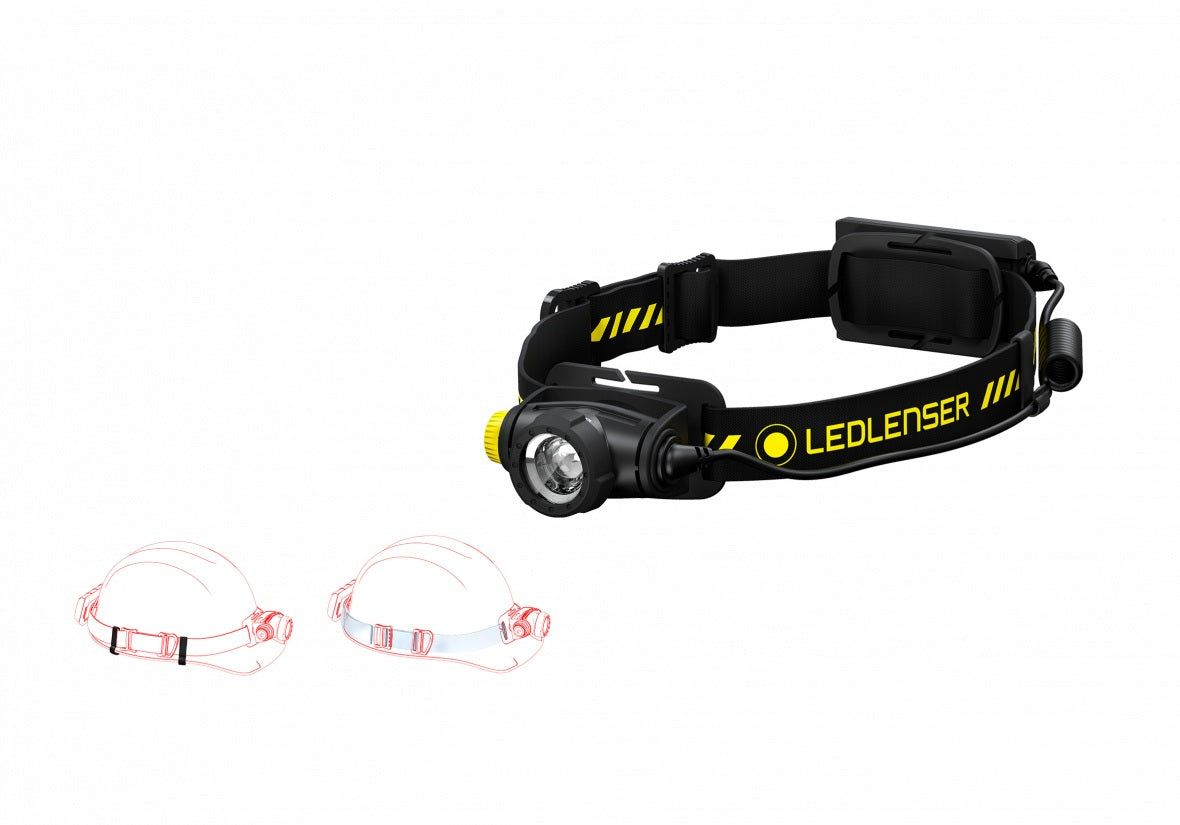 LEDLENSER LED-Kopfleuchte H5R Work 3,7 V 1800 mAh mit Advanced Focus System und Flex Sealing Technology