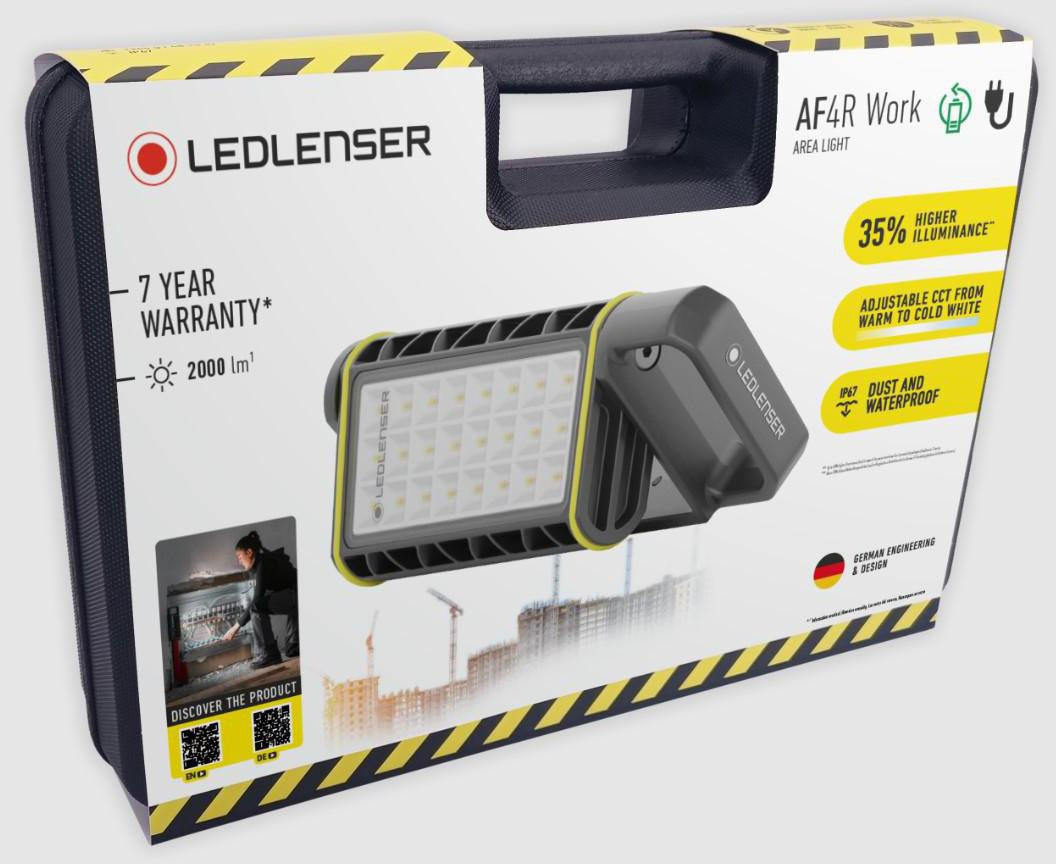 LEDLENSER LED-Strahler AF4R Work 200-2000 lm Li-Ion 7,2V IP67