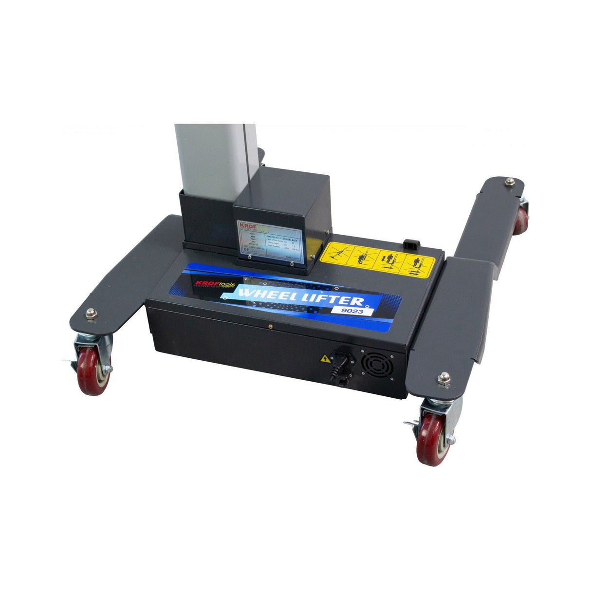 KROFtools elektrische Hebebühne Radgreifer, Radlifter elektrisch, Reifenlift Radmontageheber elektrisch 65gk - 9023