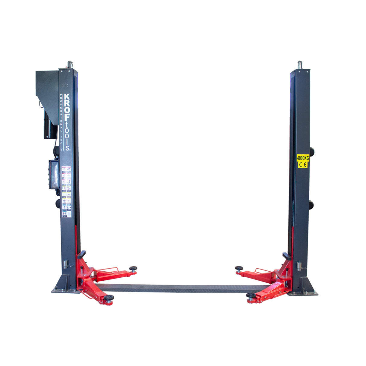 KROFtools 4 Tonnen Elektro-Hydraulische 2-Säulen-Hebebühne 4000 kg - Modell 9805