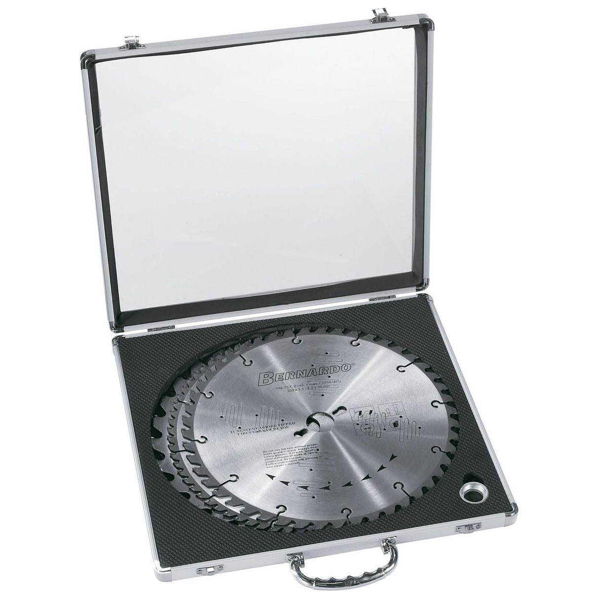 BERNARDO Sägeblattset im Aluminiumkoffer – Modell 3-tlg. Sägeblattset 315 mm, im Alukoffer