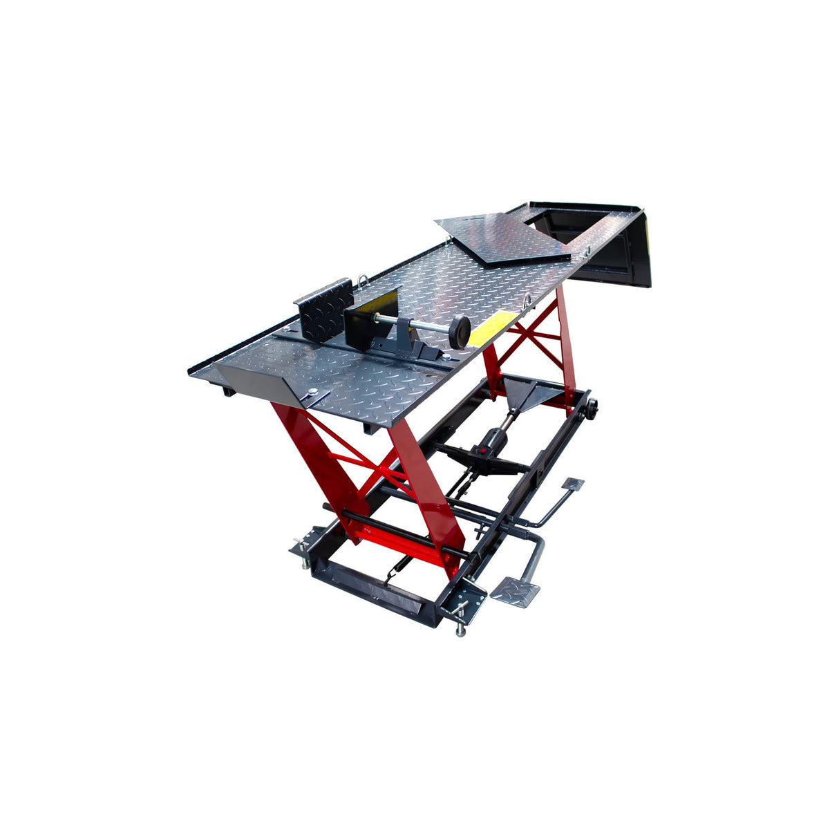 KROFtools Hydraulische Motorradhebebühne 450 kg – Profi-Hebebühne für Motorräder & Roller, 175–750 mm Hubhöhe – Modell 9860