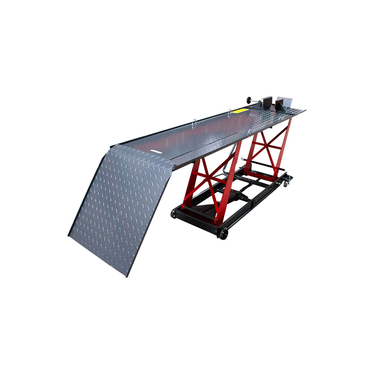 KROFtools Hydraulische Motorradhebebühne 450 kg – Profi-Hebebühne für Motorräder & Roller, 175–750 mm Hubhöhe – Modell 9860