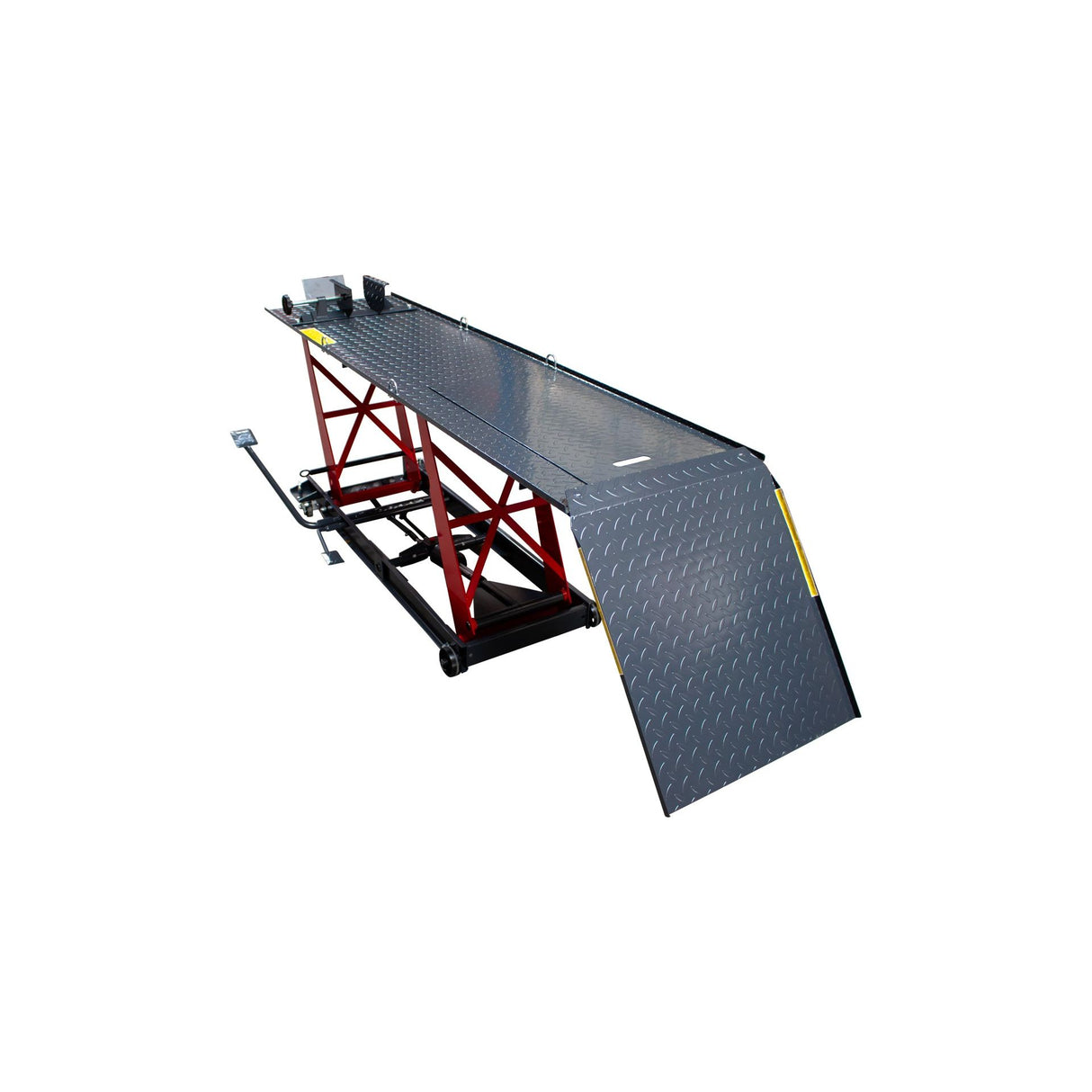 KROFtools Hydraulische Motorradhebebühne 450 kg – Profi-Hebebühne für Motorräder & Roller, 175–750 mm Hubhöhe – Modell 9860