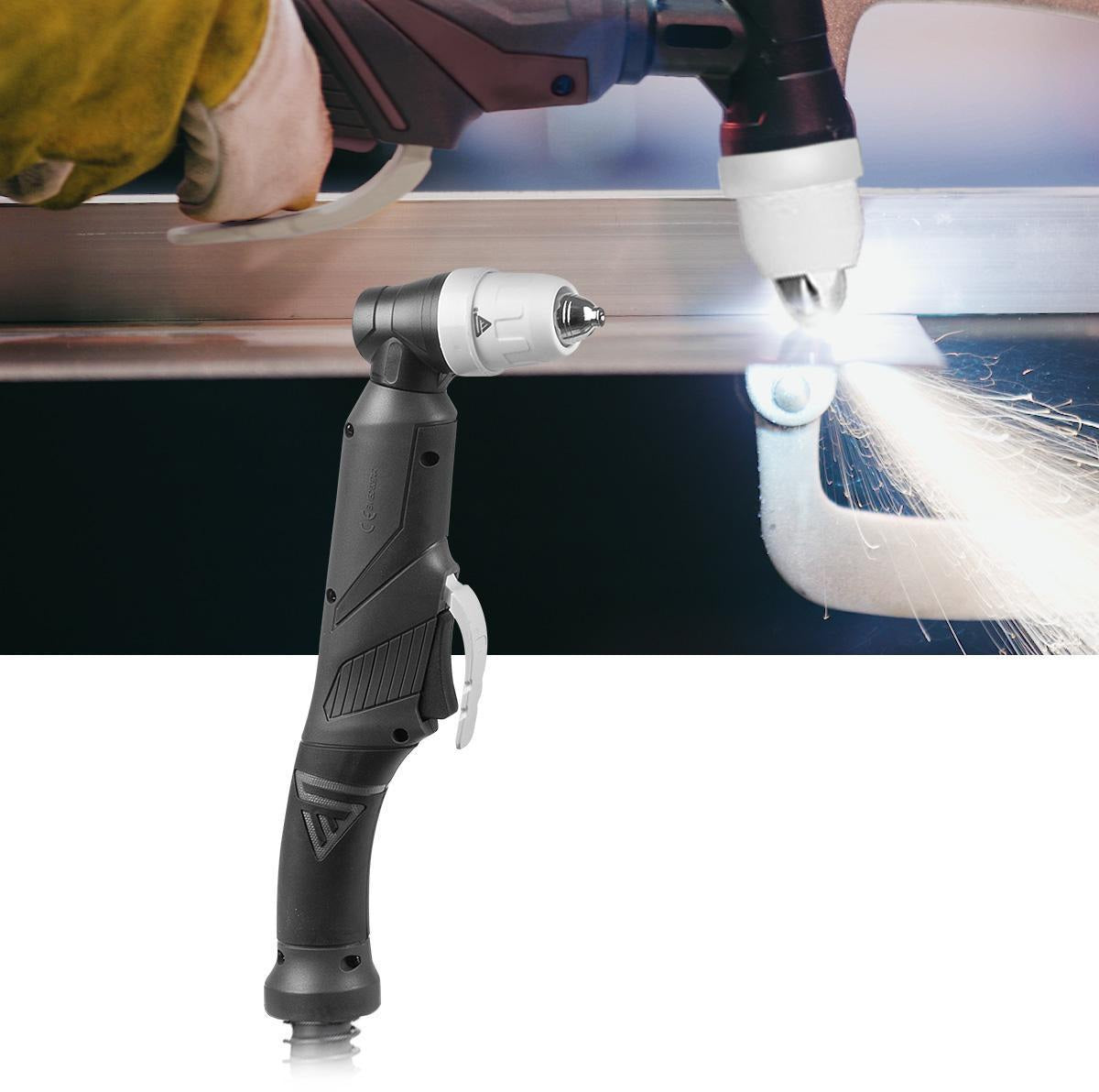 STAHLWERK Plasmaschneidbrenner P-80 mit 8 m Schlauchpaket – 120 A, luftgekühlt, für CUT-Serie