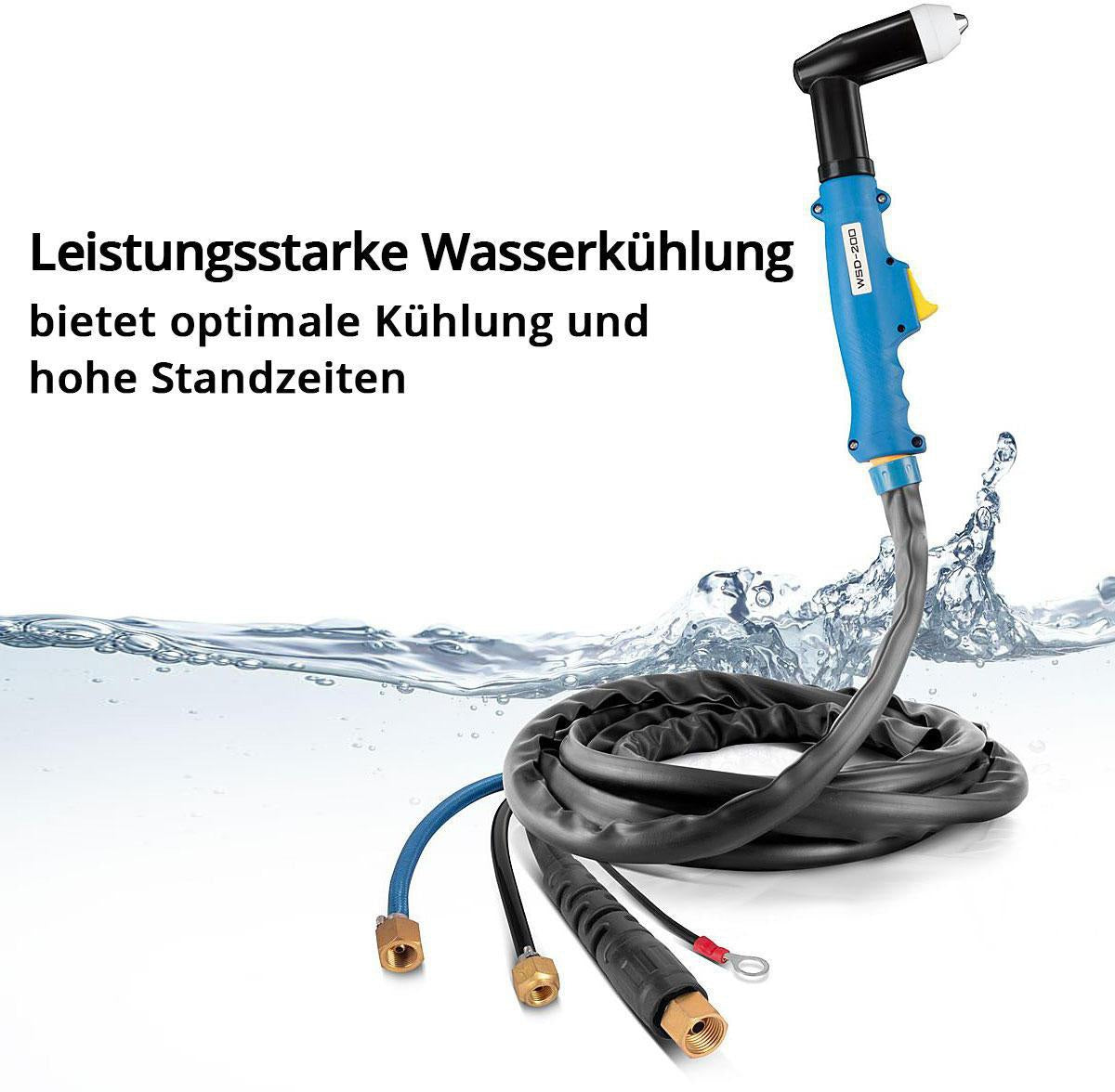 STAHLWERK WSD-200 Plasmaschneidbrenner 5 m wassergekühlt 200 A