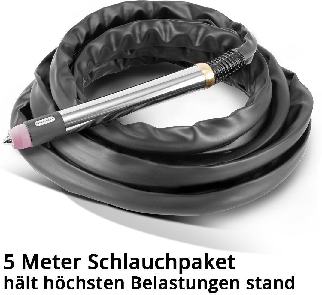 STAHLWERK Plasmabrenner P-60 CNC mit 8 m Schlauchpaket für präzise Plasmaschnitte