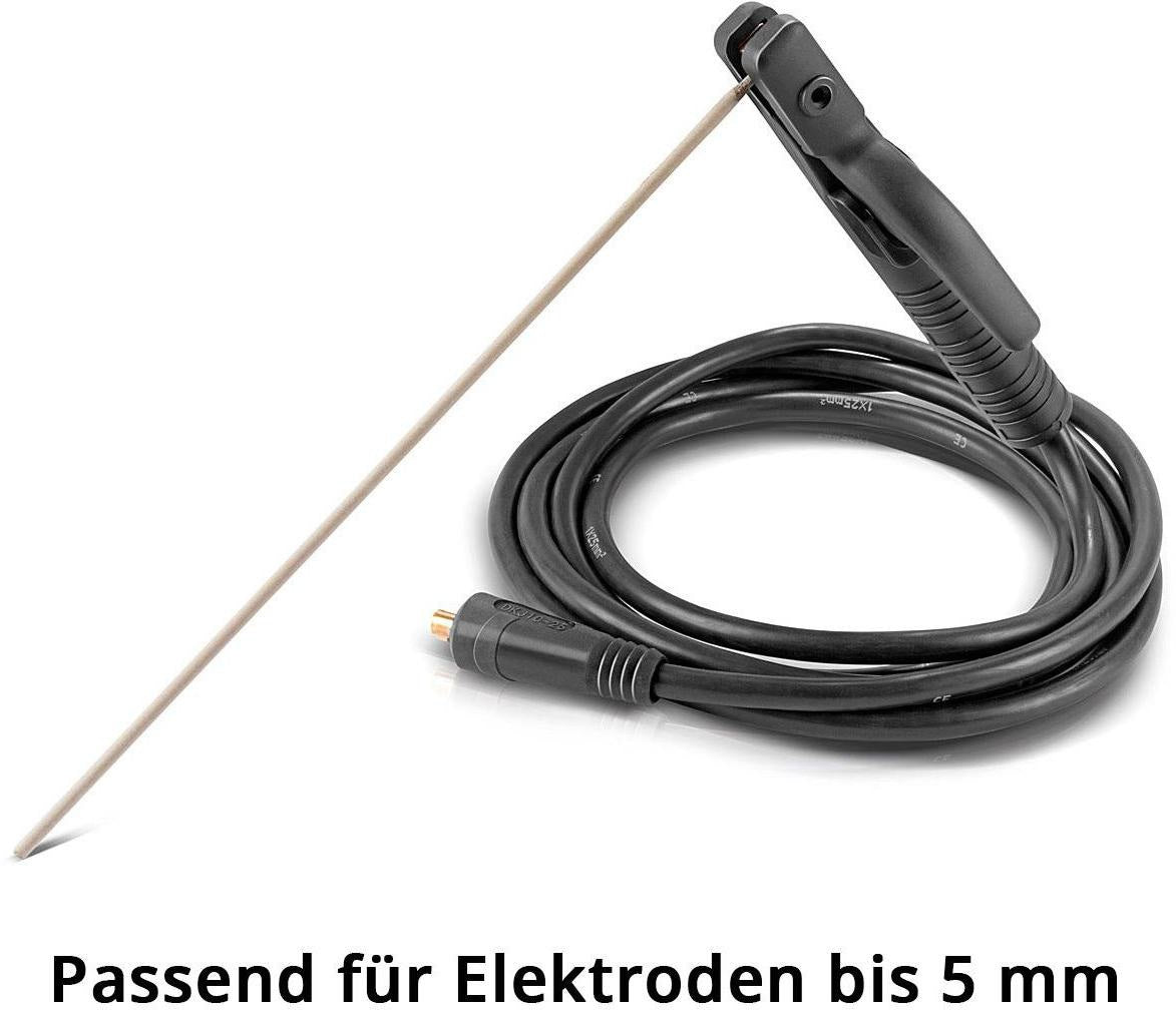 STAHLWERK Elektrodenhalter MMA/ARC 200 A mit 3 m Kabel und 13 mm Dorn