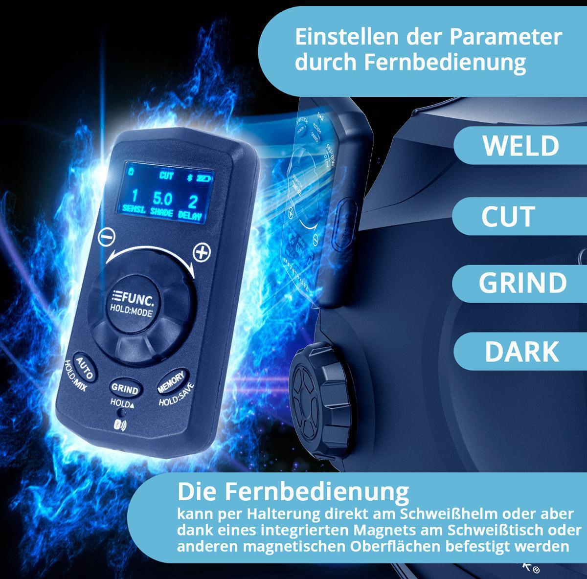 STAHLWERK Automatik-Schweißhelm MASTER AIR mit Frischluftsystem TH3 P R SL