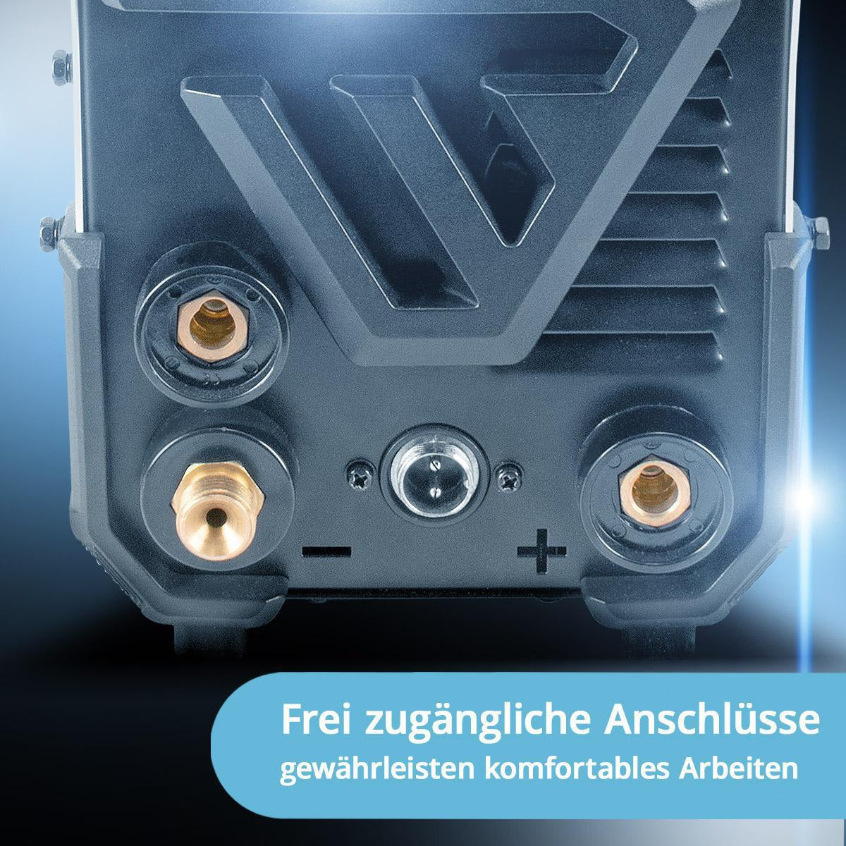 STAHLWERK DC WIG 200 Puls Pro Inverterschweißgerät – 2-in-1 WIG/MMA, 200 A, luftgekühlt, mit Zubehör