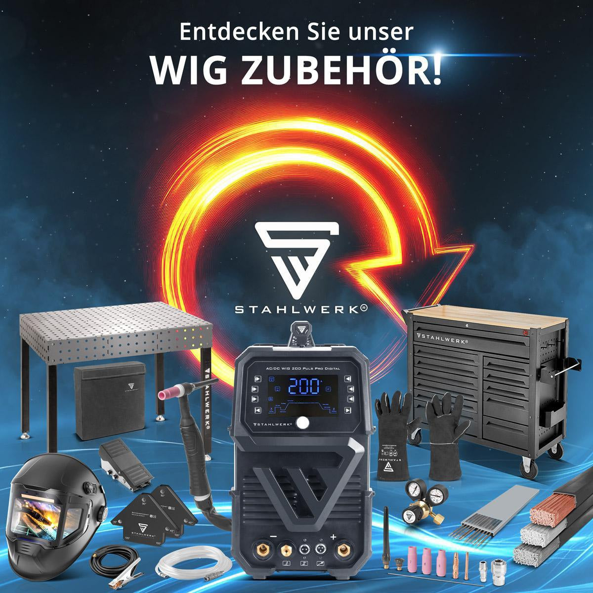 STAHLWERK ER307Si WIG Schweißstäbe 1,6 mm Edelstahl 1 kg – Hochlegiert & Korrosionsbeständig