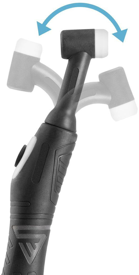STAHLWERK WIG-Schweißbrenner WP-26 F mit 8m Schlauchpaket – flexibler Brennerkopf