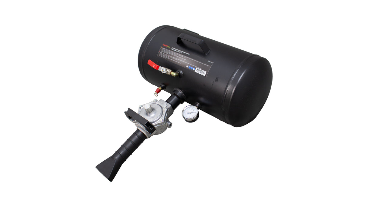 KROFtools 36 L Profi Reifenbooster, Pneumatischer Reifenfüllbooster mit Drucklufttank, bis 24 bar - 9034 - K-9034