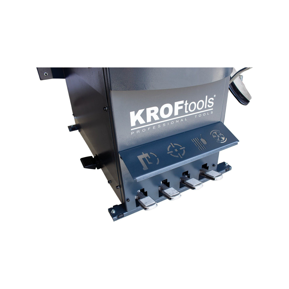 KrofTools Profi Reifenmontiermaschine HEAVY DUTY 24'' Runflat Reifen Montiermaschine mit Hilfsarm 400V - KIT90469018