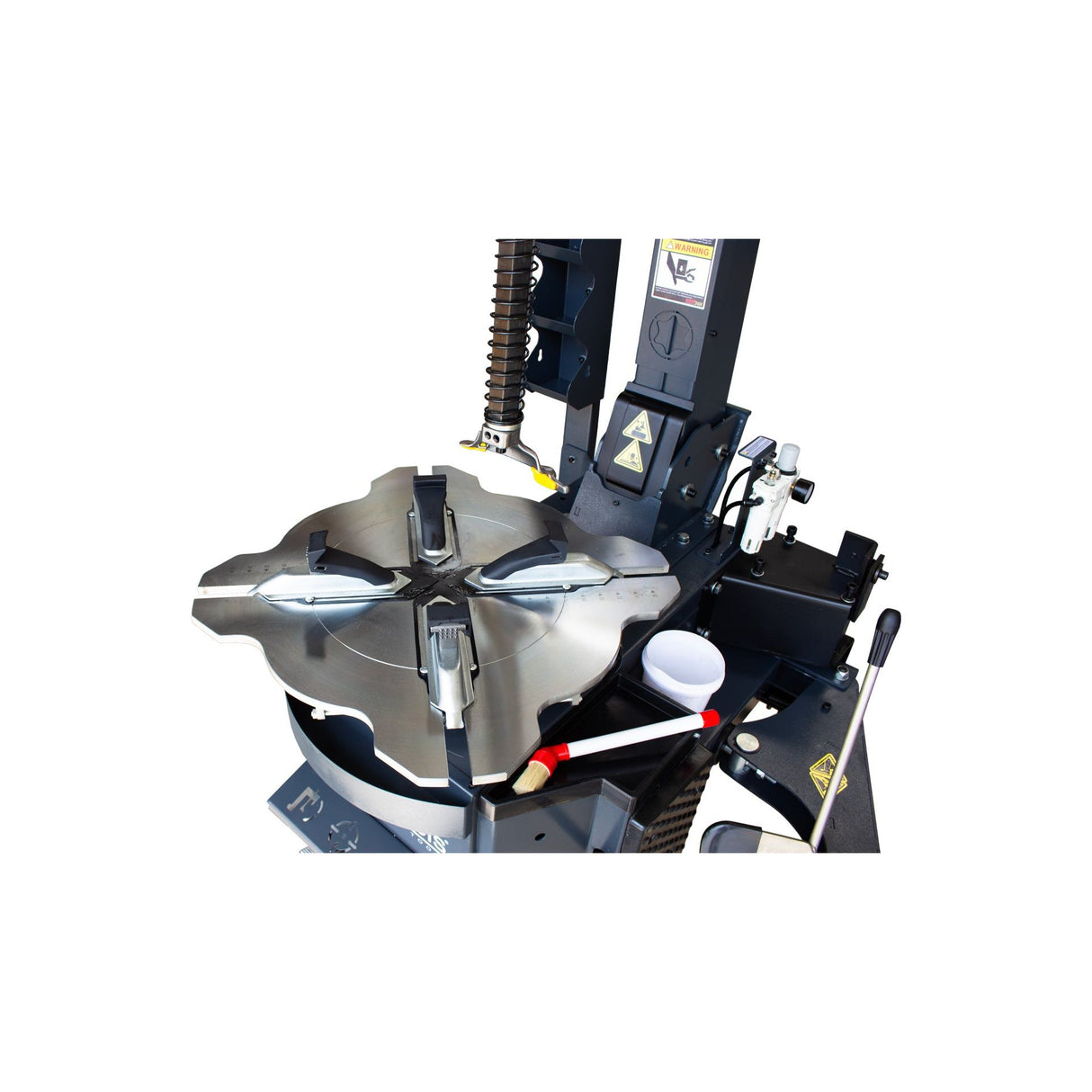 KrofTools Profi Reifenmontiermaschine HEAVY DUTY 24'' Runflat Reifen Montiermaschine mit Hilfsarm 400V - KIT90469018