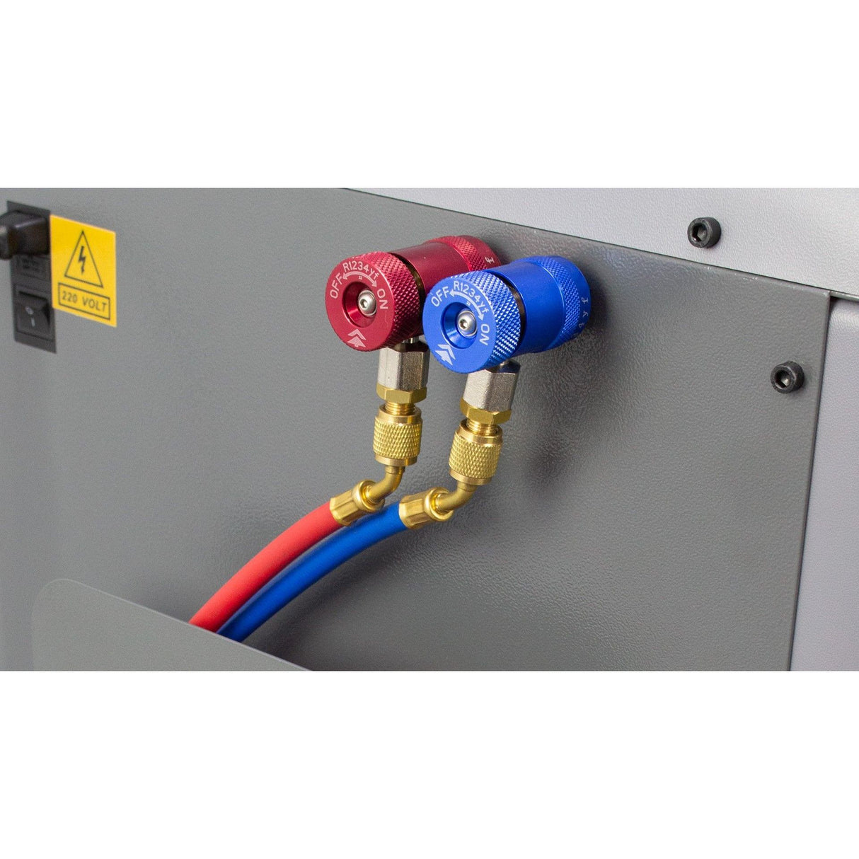 KROFtools Profi Klimaservicegerät R1234yf Servicegerät vollautomatisch, 10" Farbdisplay, Thermodrucker - Modell 9041