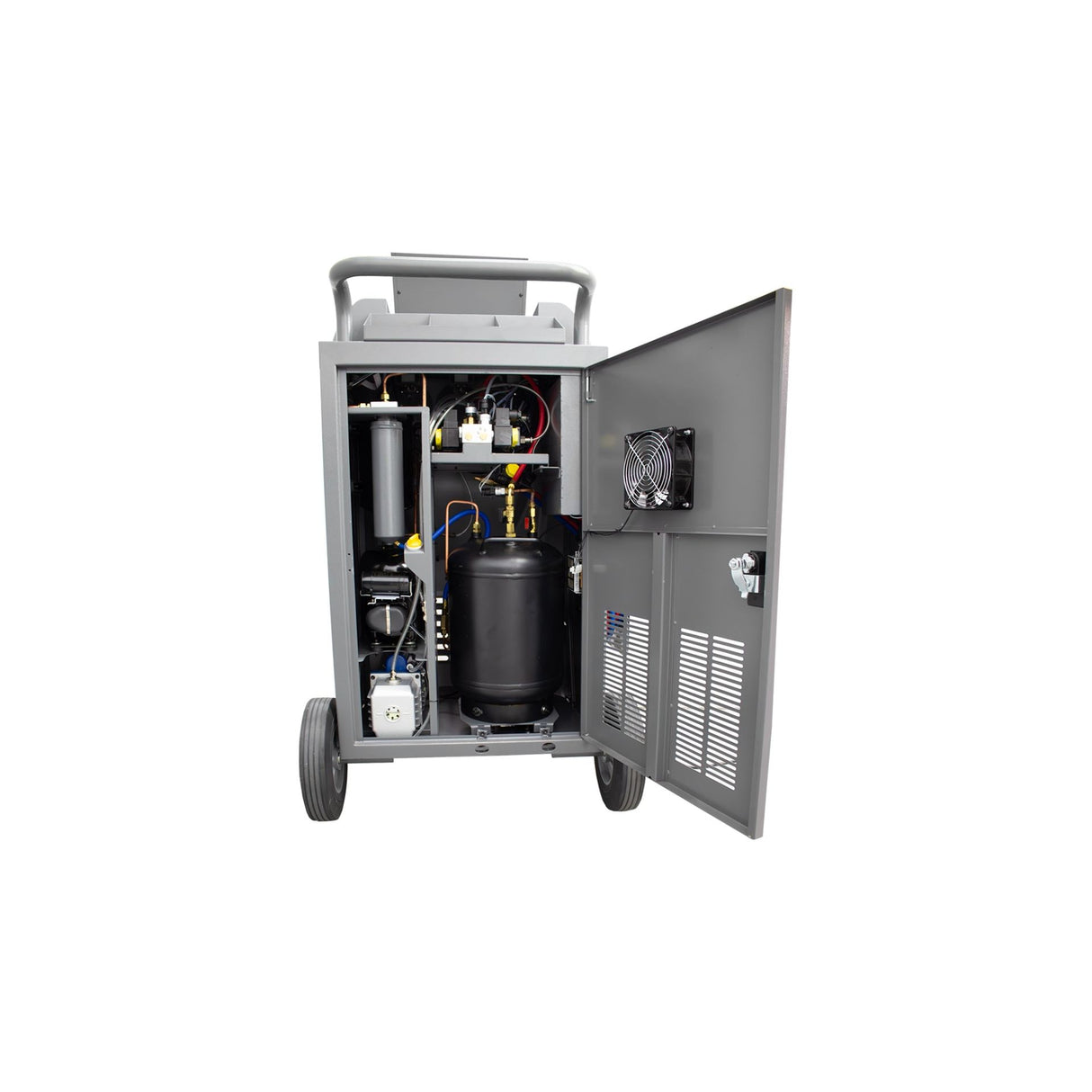 KROFtools Profi Klimaservicegerät R134a Servicegerät vollautomatisch, 10" Farbdisplay, Thermodrucker - Modell 9040