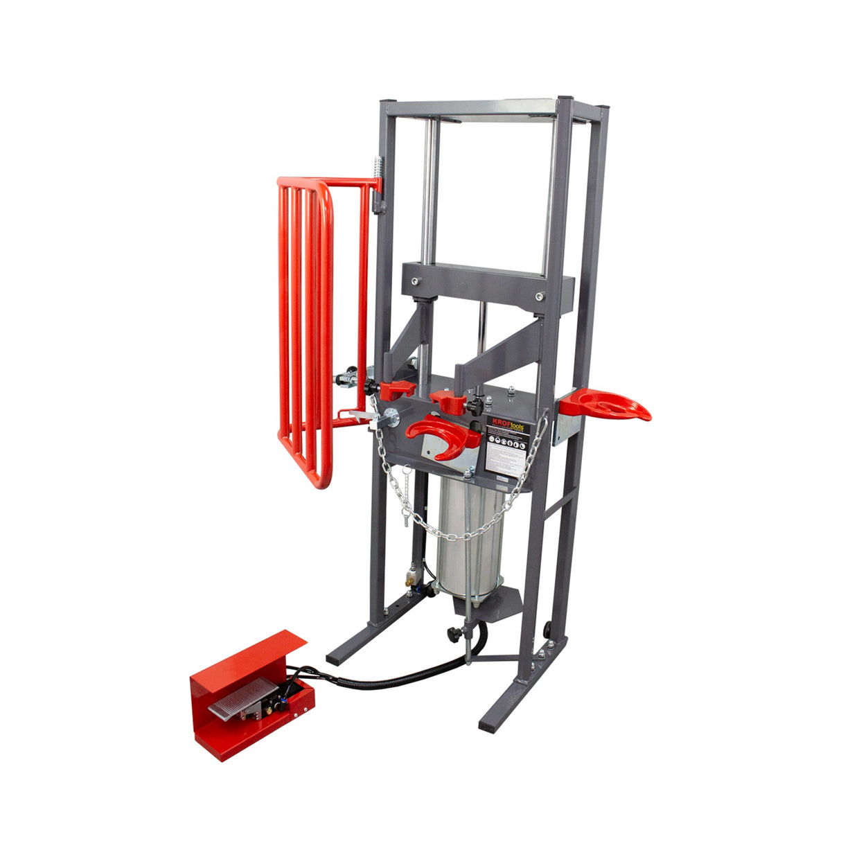 KROFtools 1000kg hydraulischen McPherson-Federspanner, Hydraulischer Federkompressor - Pneumatischer Federspanner für Stoßdämpfer und Fahrwerksfedern