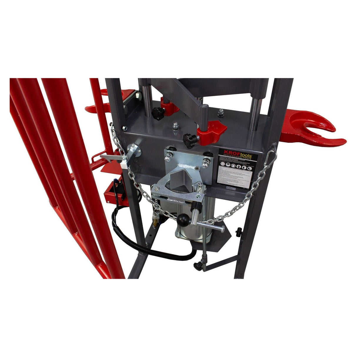 KROFtools Hydraulischer Federkompressor - Pneumatischer Federspanner für Stoßdämpfer und Fahrwerksfedern 1000kg - Modell 1950