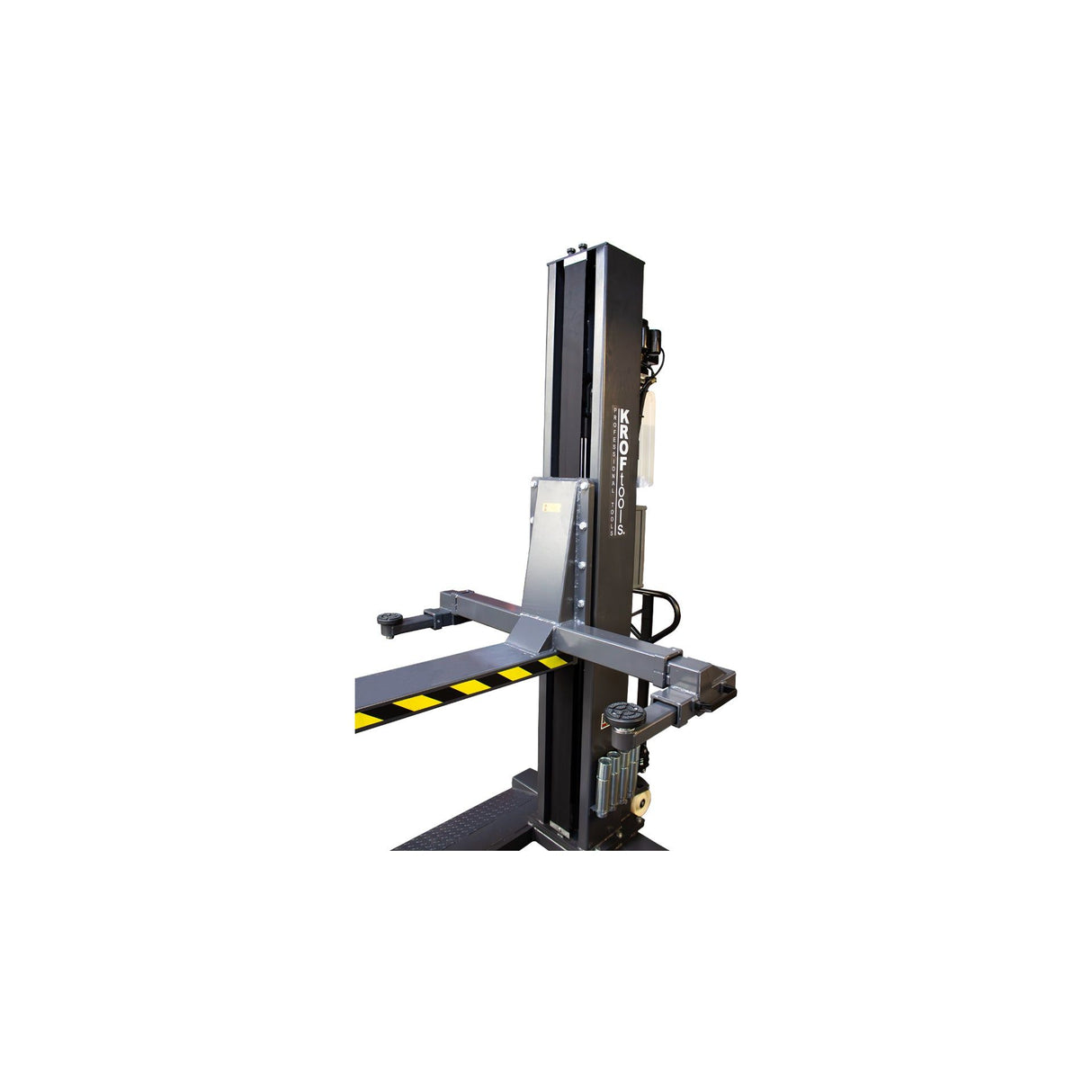 KROFtools 1 Säulen Hebebühne 2.7 t - Mobil - Portabel - 2700kg 1 Pfosten Hebebühne - 9801