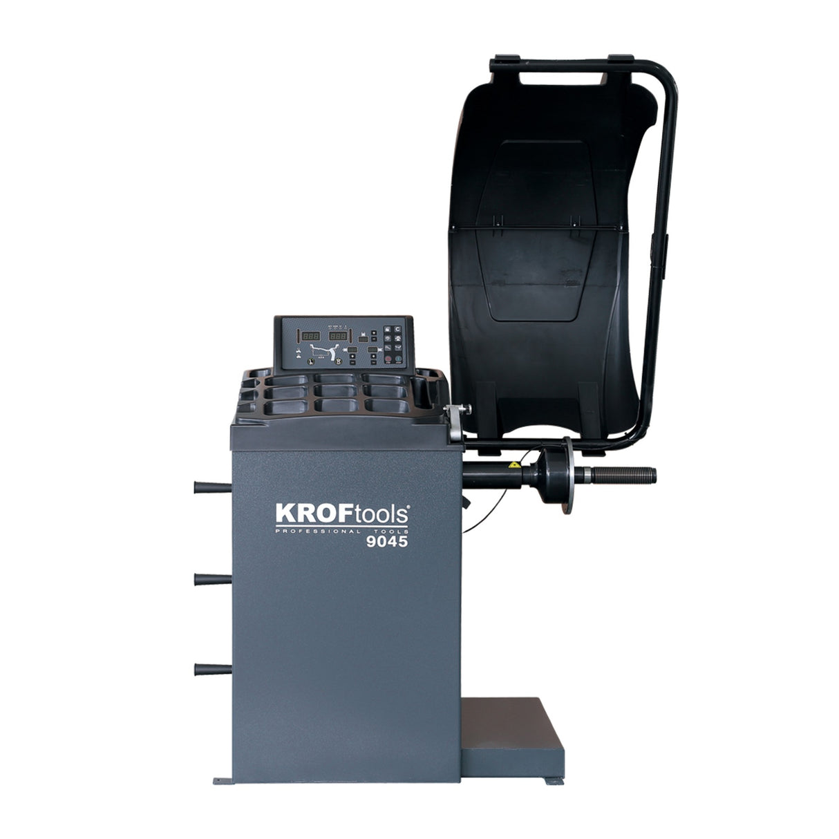 KROFtools Reifenwuchtmaschine Auswuchtmaschine 10"-24" Automatik mit Laser, Start/Stop - Modell 9045