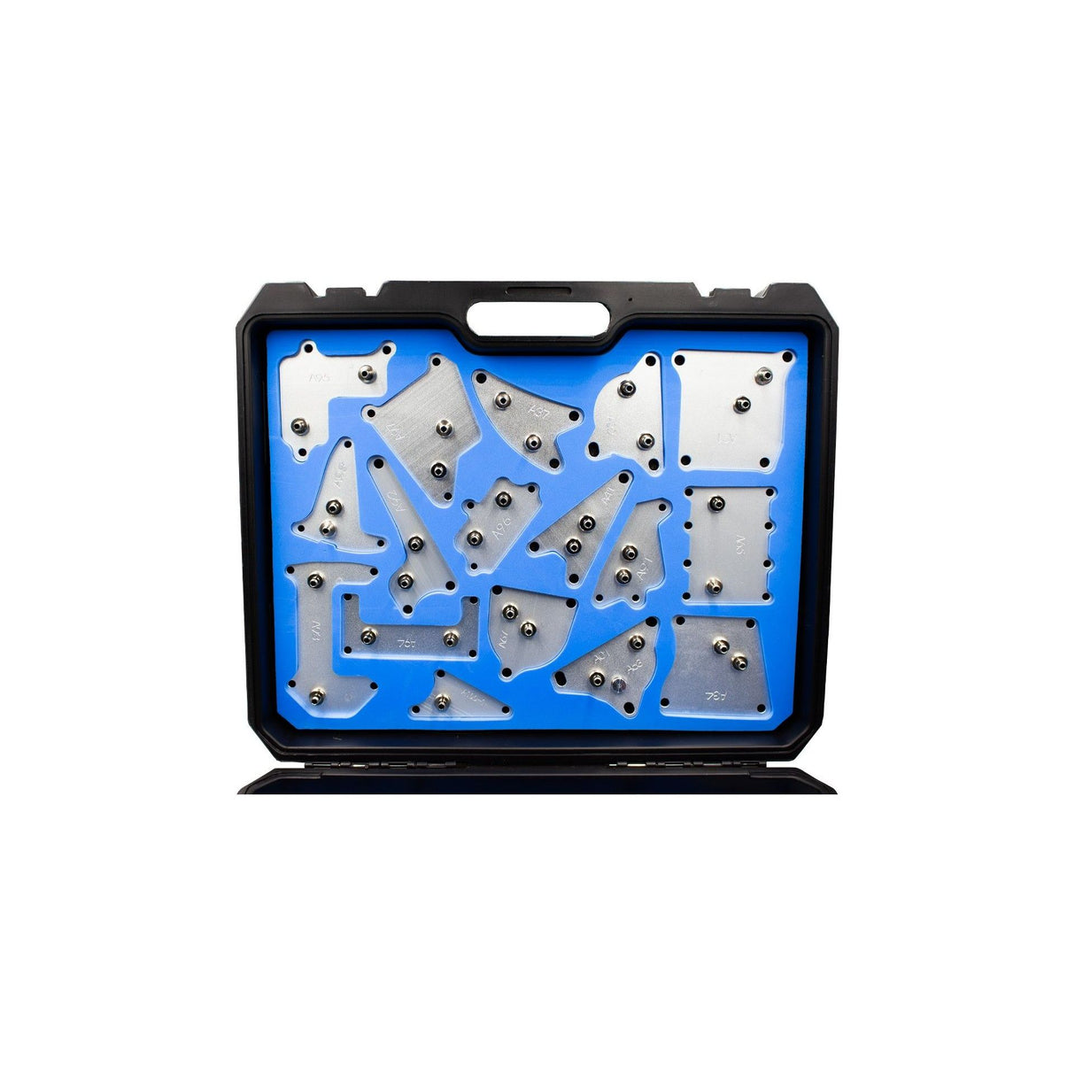 KROFtools Getriebespüladapter ATF Adapter- Kit -Set Adaptersatz, Spezialadapter für Automatikgetriebe Spülgerät 122-tlg - 9121