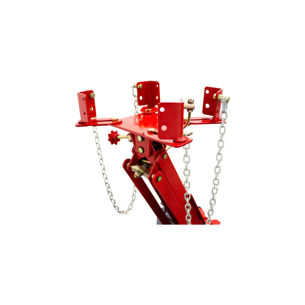 KROFtools 1000 kg Hydraulischer Getriebeheber mit verstellbarer Aufnahmeplatte für Getriebe & Motoren, 19–77 cm Hubhöhe, robust & mobil - 4926