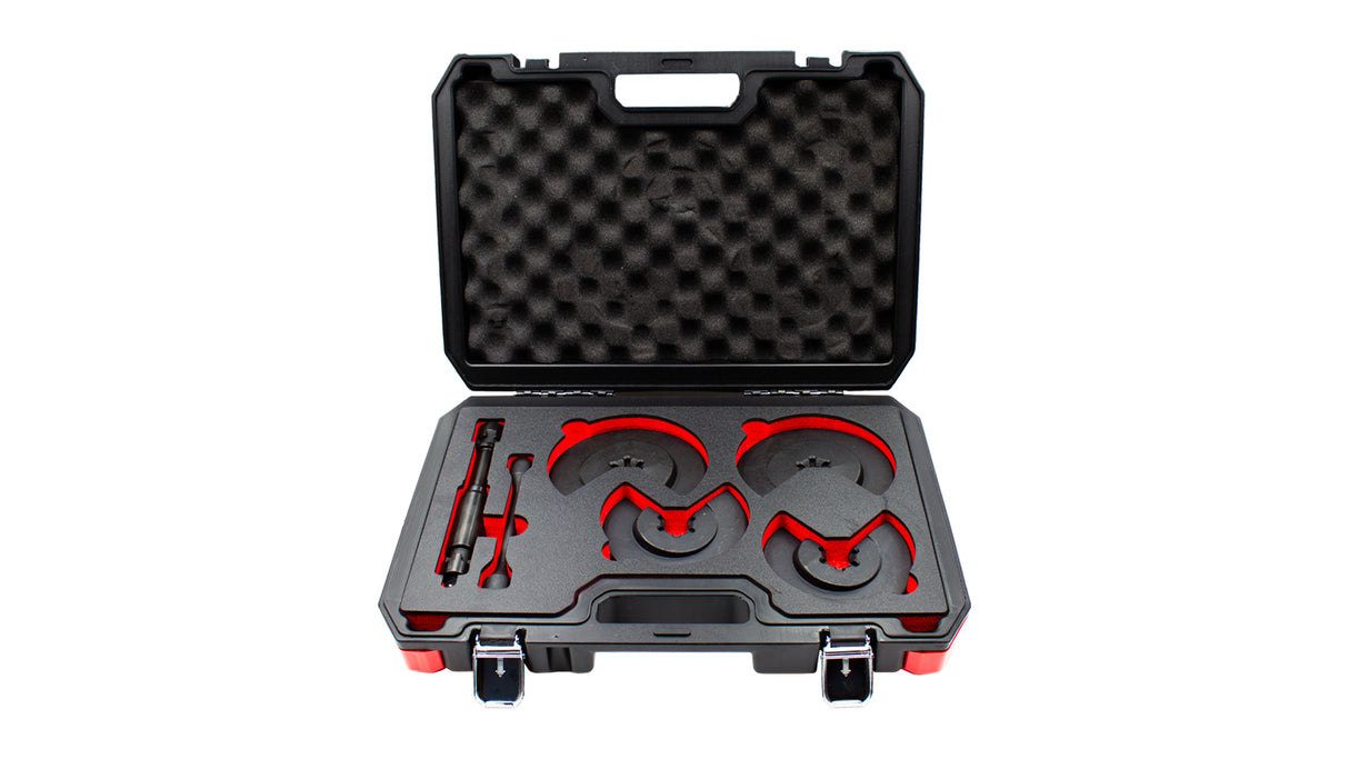 KROFtools Federspanner-Set für McPherson-Federbeine, 5-teilig - 2637 - K-2637