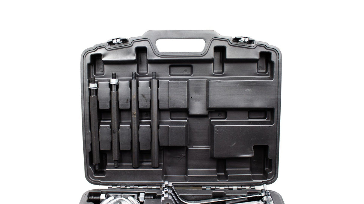 KROFtools Hydraulischer Abzieher-Satz, Abzieher- und Trennwerkzeug-Satz für Lager Zahnräder, 21-teilig - K-9087