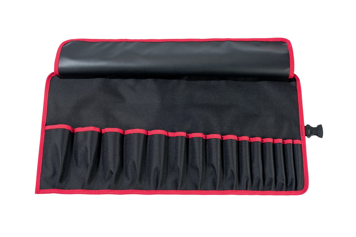PARAT Werkzeugrolltasche 8 Fächer 410x330 mm Nylon schwarz/rot – Steckverschluss