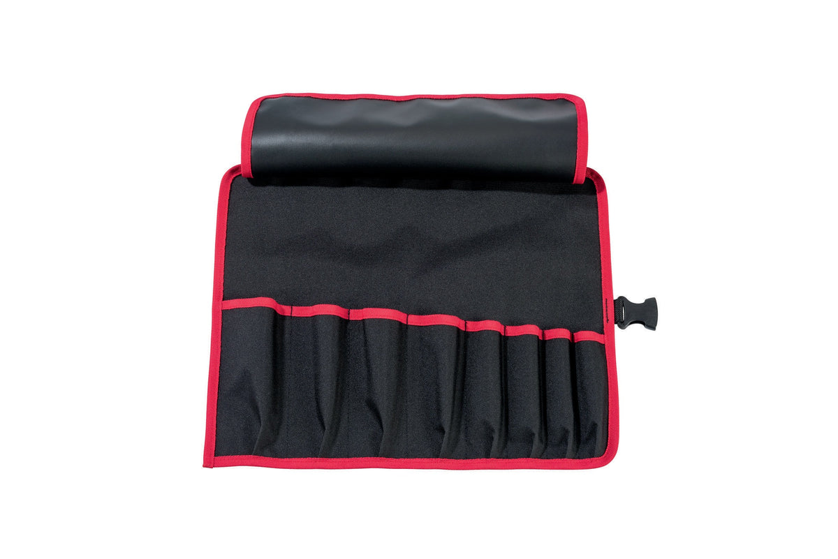 PARAT Werkzeugrolltasche 8 Fächer 410x330 mm Nylon schwarz/rot – Steckverschluss