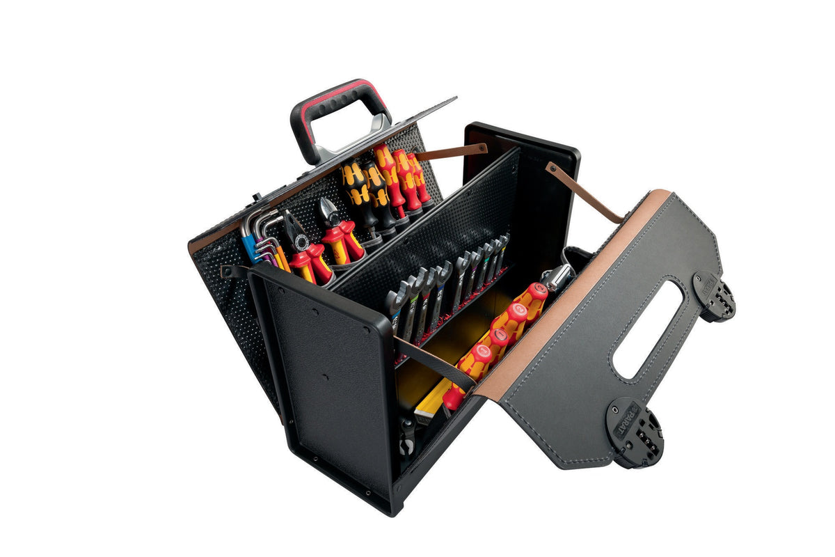 PARAT Werkzeugtasche TOP-LINE Plus CP-7 24 l Rindsleder mit ABS-Seitenteilen