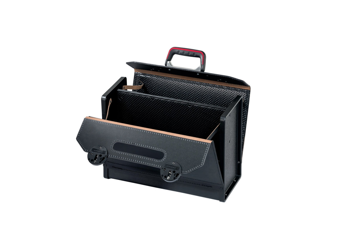 PARAT Werkzeugtasche TOP-LINE Plus CP-7 24 l Rindsleder mit ABS-Seitenteilen