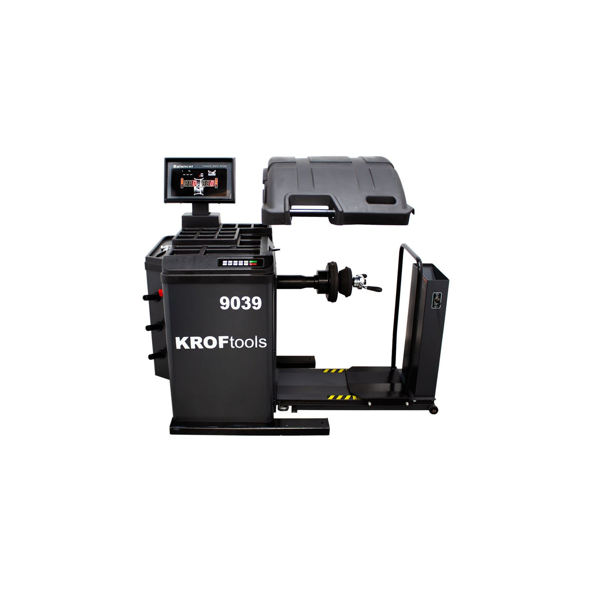 KROFtools Reifenwuchtmaschine für LLKW und LKW Felgendurchmesser: 13-24“ Felgenbreite: 5,5-20“ - 9039