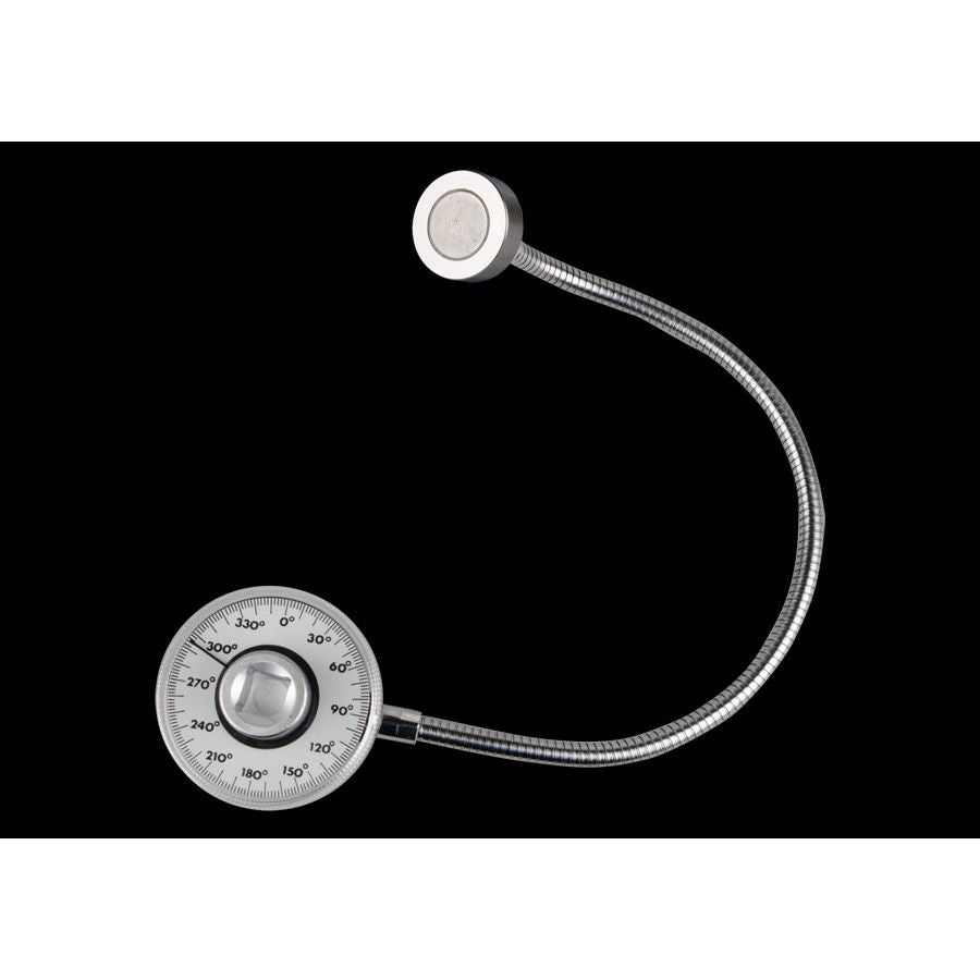 KING TONY Profi-Werkzeuge - 1/2" Drehwinkel-Messgerät mit Magnetarm 34440A