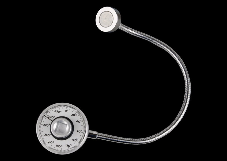 KING TONY Profi-Werkzeuge - 1/2" Drehwinkel-Messgerät mit Magnetarm 34440A