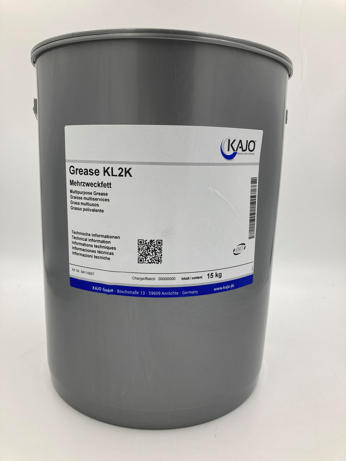 KAJO Mehrzweckfett Grease KL2K 400g Kartusche hell – Lithiumverseift, -30 bis +120°C