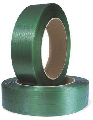 TRANSPAK Umreifungsband Polyester/PET grün geprägt 12,5 mm x 0,6 mm, 2500 m, Kern 406 mm