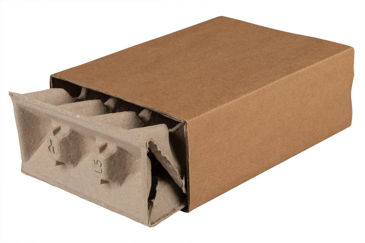 TRANSPAK Polsterbox L-BOXeco basic 300x200x100 mm mit 40 mm Noppen – 90 Stück