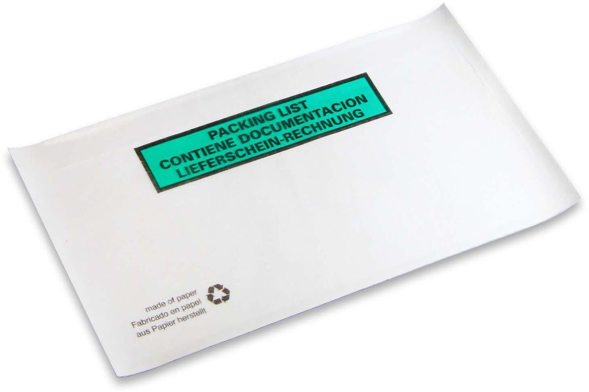 TRANSPAK Dokumententaschen DIN-Lang 240x130mm weiß aus Pergaminpapier