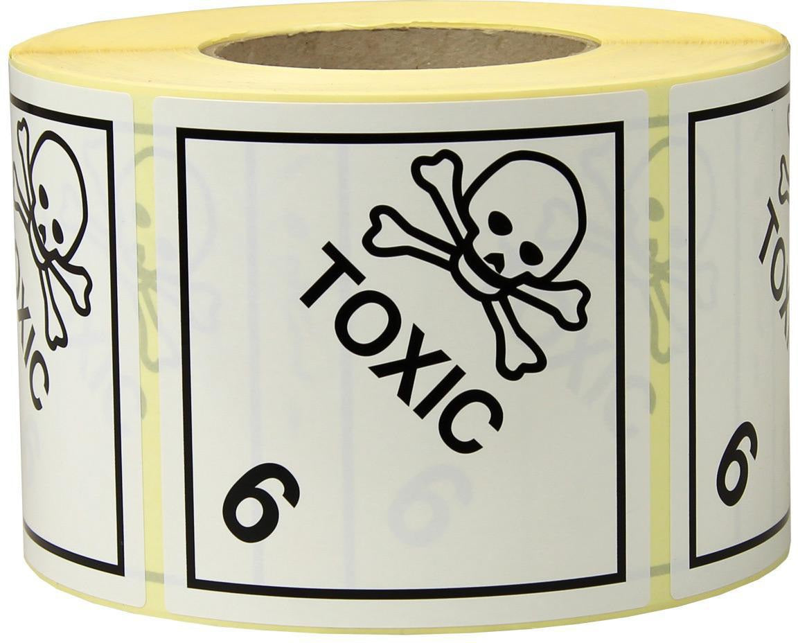 TRANSPAK Gefahrgut-Etiketten 100x100 mm Flammable Gas Kl. 2, 1.000 Stück