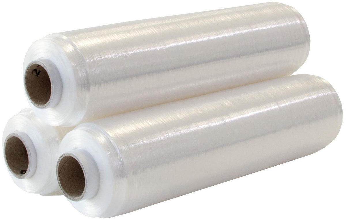 TRANSPAK Handstretchfolie 500mm x 500m, 12µm, transparent – 6 Rollen