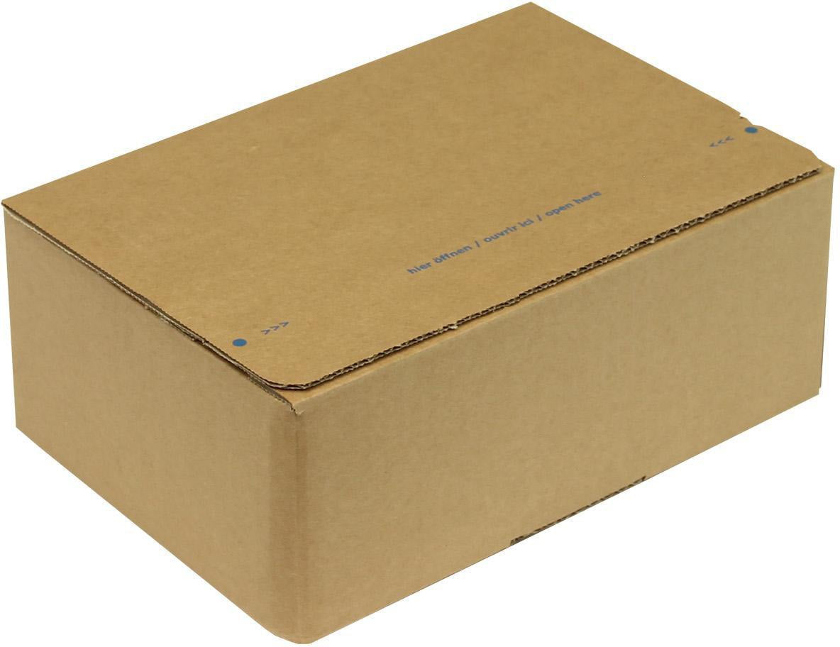 TRANSPAK Automatikkarton 1-wellig 160x130x70mm SK C6 braun – 40 Stück