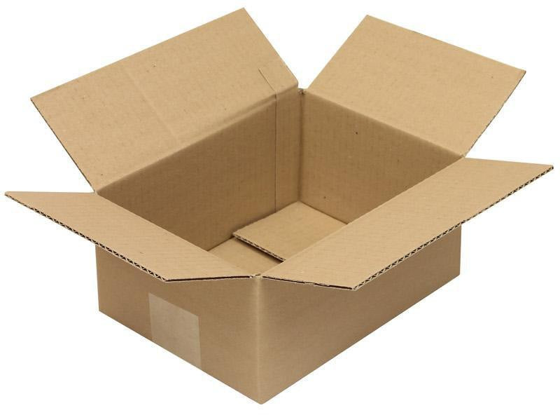 TRANSPAK Faltkarton 1-wellig Höhenrillung 200x130x150 mm braun – 50 Stück