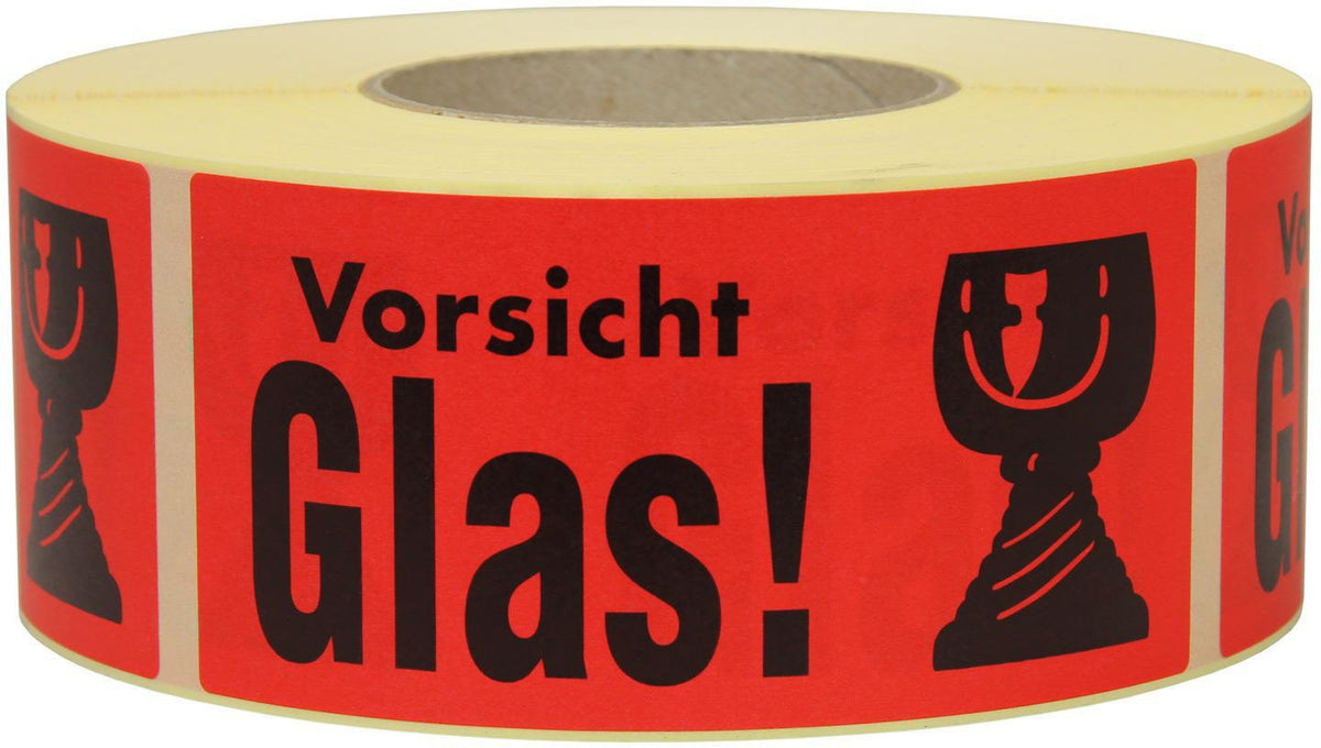 TRANSPAK Hinweisetikett Lieferschein innenliegend 145 x 70 mm rot 1000 Stück/Rolle