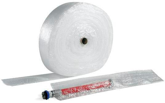 TRANSPAK Luftpolsterschlauchfolie 3-lagig 100 mm x 50 m, 60 µm, transparent
