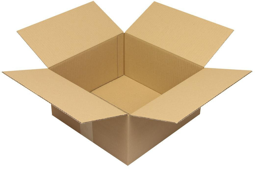 TRANSPAK Faltkarton 1-wellig Höhenrillung 300x200x200 mm braun – 25 Stück
