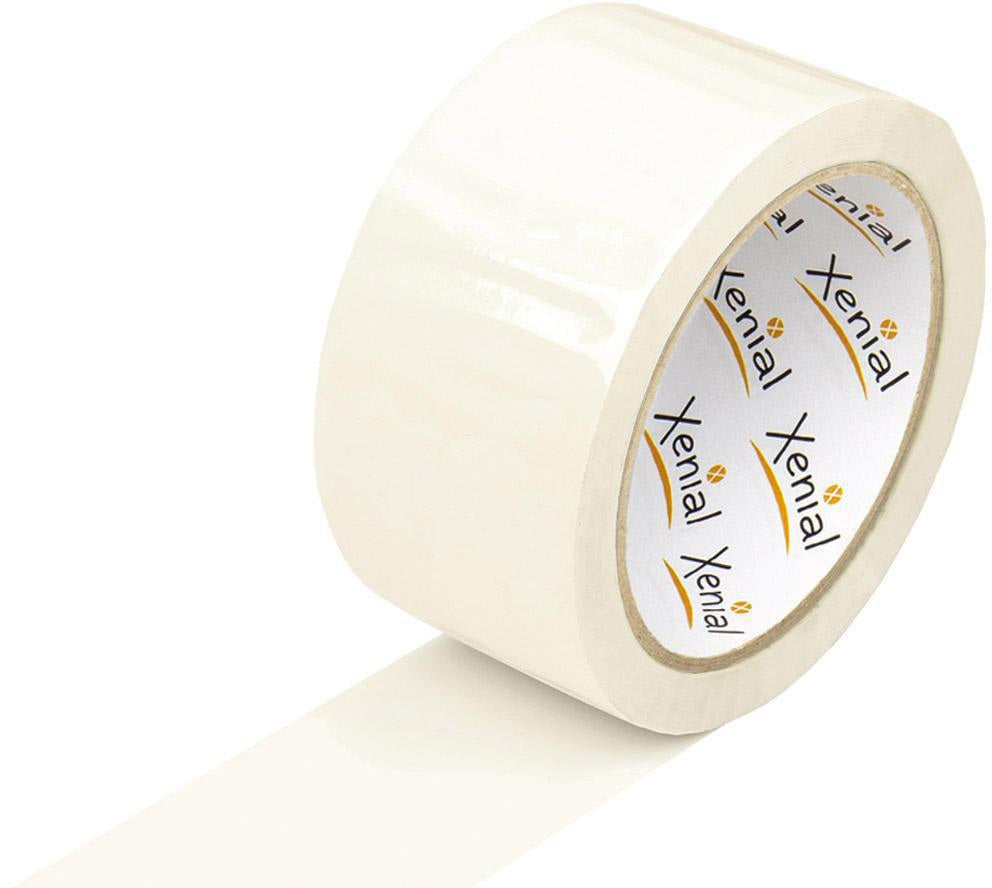XENIAL Klebeband 48mm x 66m braun – Leise abrollendes PP Packband mit Acrylatkleber